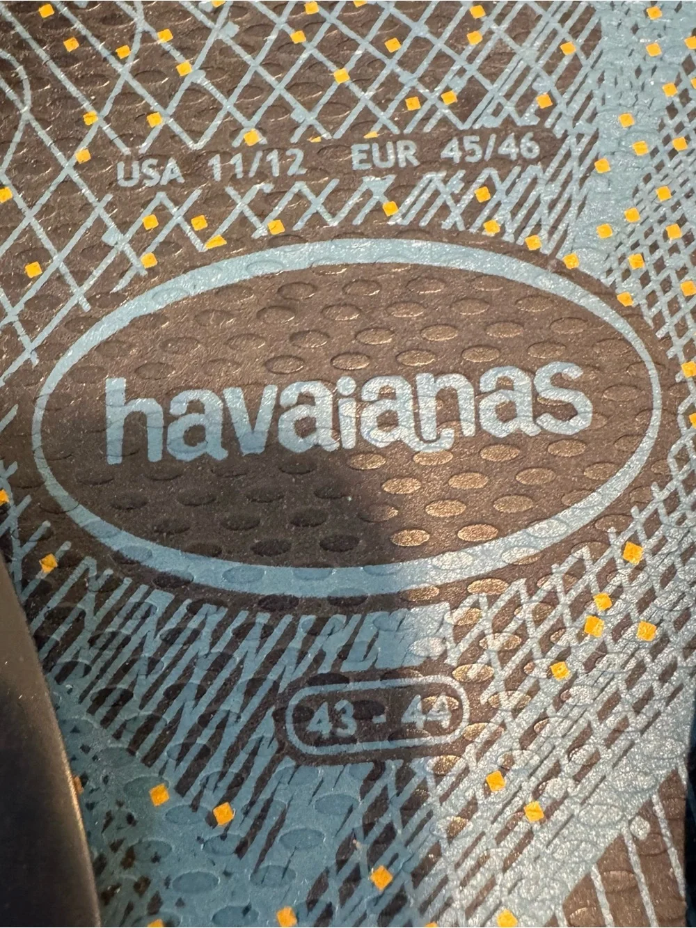Havaianas Aero Graphic Men’s Flip Flops Slippers Size 11/12